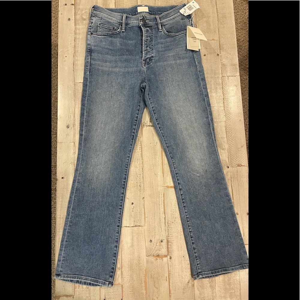 MOTHER Pixie Insider Ankle Jeans in Group Bathing